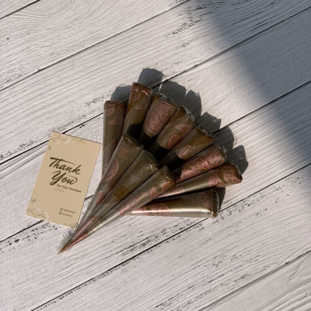 practise henna cones